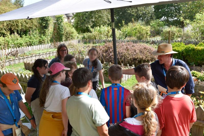 Le responsable du parc pendant la journée convivialité